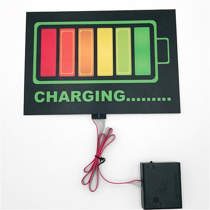 EL Wire High Brightness Electroluminescent Panel for Clothing, TikTok Same Style Flashing Light Panel
