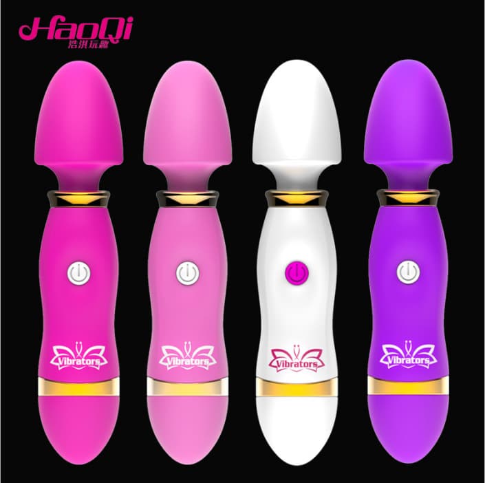 New High-Frequency Mini AV Wand 12-Frequency Vibration Female Masturbation Device Massage Wand Adult Sex Toy Wholesale
