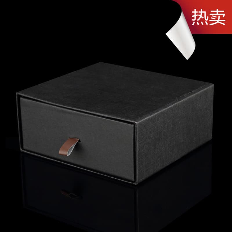In Stock Taobao Brand Premium Gift Box Belt Box Black Belt Box Packaging Box Paper Box Factory Direct