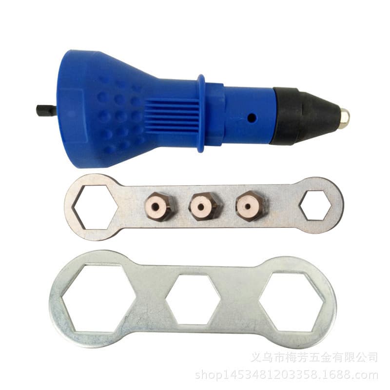 Electric Rivet Nut Gun Riveting Tool Cordless Rivet Drill Adapter Electric Rivet Gun Accessories Hardware Tool