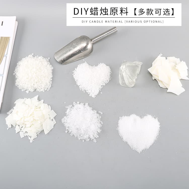 Amazon Candle DIY Raw Materials Granular Paraffin Ice Flower Wax Jelly Wax Frost Flower Wax Beeswax Massage Wax Candle