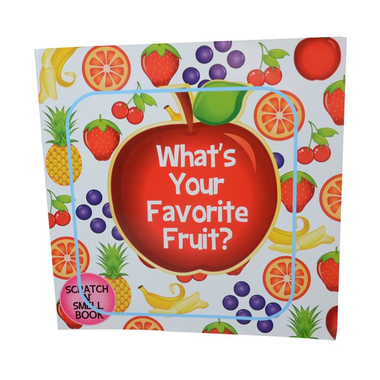 Scented Notebook Glue-Bound Scratch and Sniff Scented Book Children's Picture Book Scratch and Sniff Book with Smell