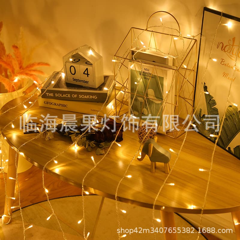 LED string lights full of stars room decoration wedding festival outdoor decoration live star lights