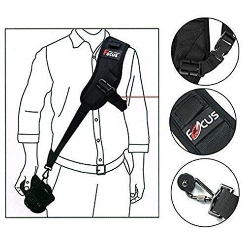 Focus DSLR F-1 Professional Sling Strap Quick Shooter Camera Strap for Fast Shooting