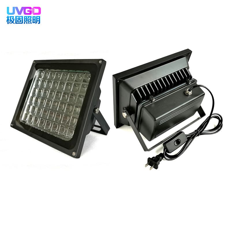 UV Curing Lamp LED Ultraviolet Shadowless Light 395nm Exposure for PCB Exposure, Banknote Detection, Mobile Screen Glass Bonding, Green Oil