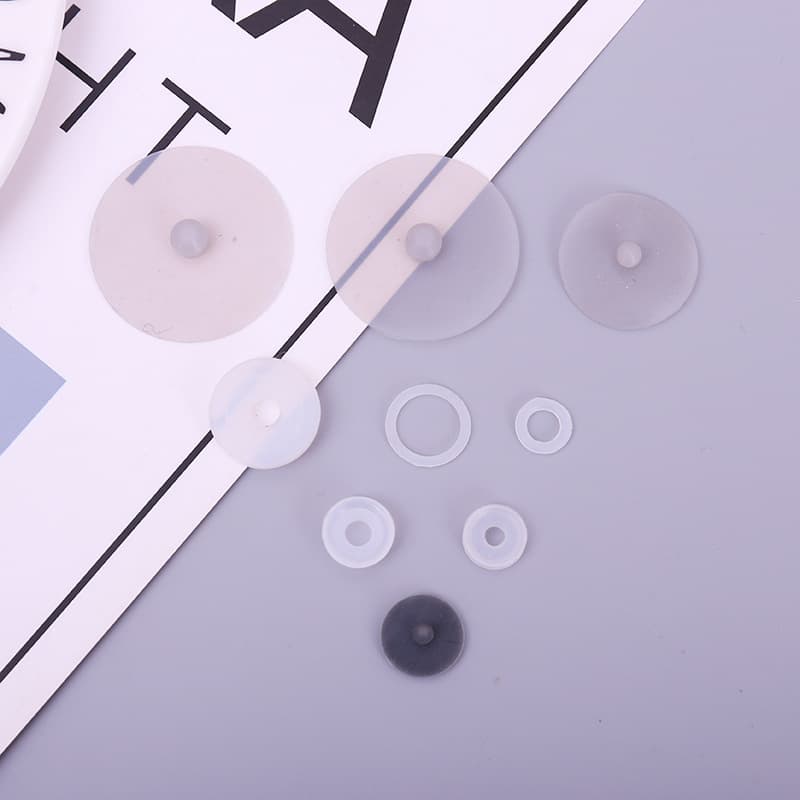 Exhaust Valve Small Rubber Pad Silicone Valve Core Small Ring Air Pressure Valve Float Valve Small Ring Rubber Cap Stop Valve Positioning Shaft Wholesale