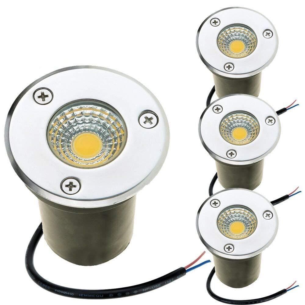 COB In-Ground Light 3W Landscape Light LED Outdoor Path Light Low Voltage Wide Voltage Outdoor Park Spotlight Garden Lamp