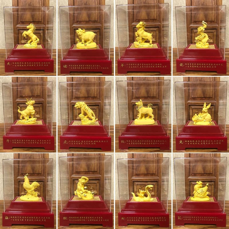Manufacturer, direct sales, animals, golden pig, golden bull, golden dragon, golden tiger, golden dog, golden monkey, golden rooster, golden snake, golden dog