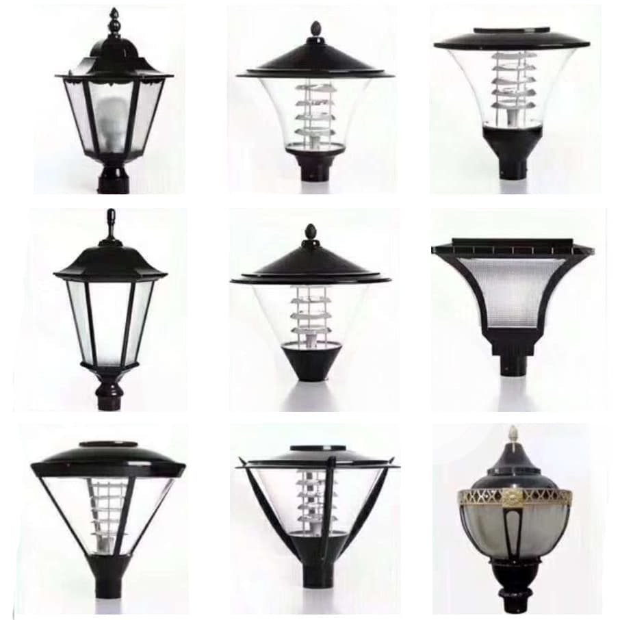 Wholesale Courtyard Light Die-Cast Aluminum Outdoor Waterproof Street Light Head Factory Direct LED Outdoor Courtyard Light Head