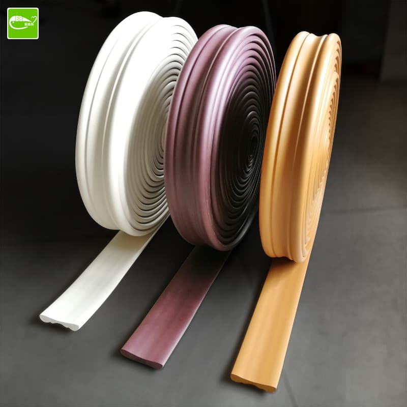 Self-adhesive skirting board, waistline strip, album trim, ceiling trim, table edge anti-collision soft padding, border strip