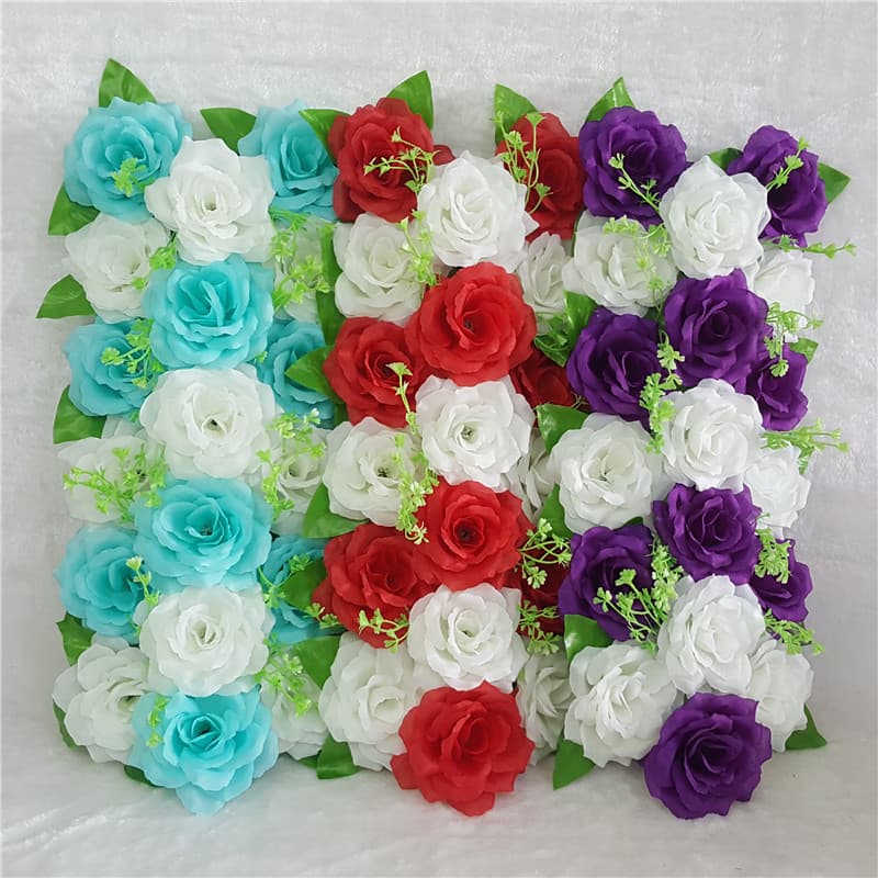 Artificial Flower Row Wedding Celebration Flower Row Arch Four Corner Courtyard Wedding Road Lead Rack Happiness Courtyard