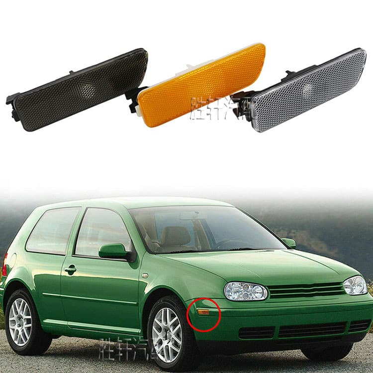 Compatible with VW Golf 4 GOLF Bora JETTA MK4 US Version Front Bumper Side Marker Light Turn Signal