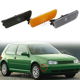 Compatible with Volkswagen Golf 4 GOLF Bora JETTA MK4 US Version Front Bumper Light Side Marker Light Turn Signal
