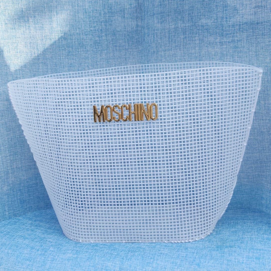 Mom's Crochet Knitted Bag Accessories Auxiliary Materials Fabric Strip Fleece Line Single Shoulder Bucket Bag Grid Piece