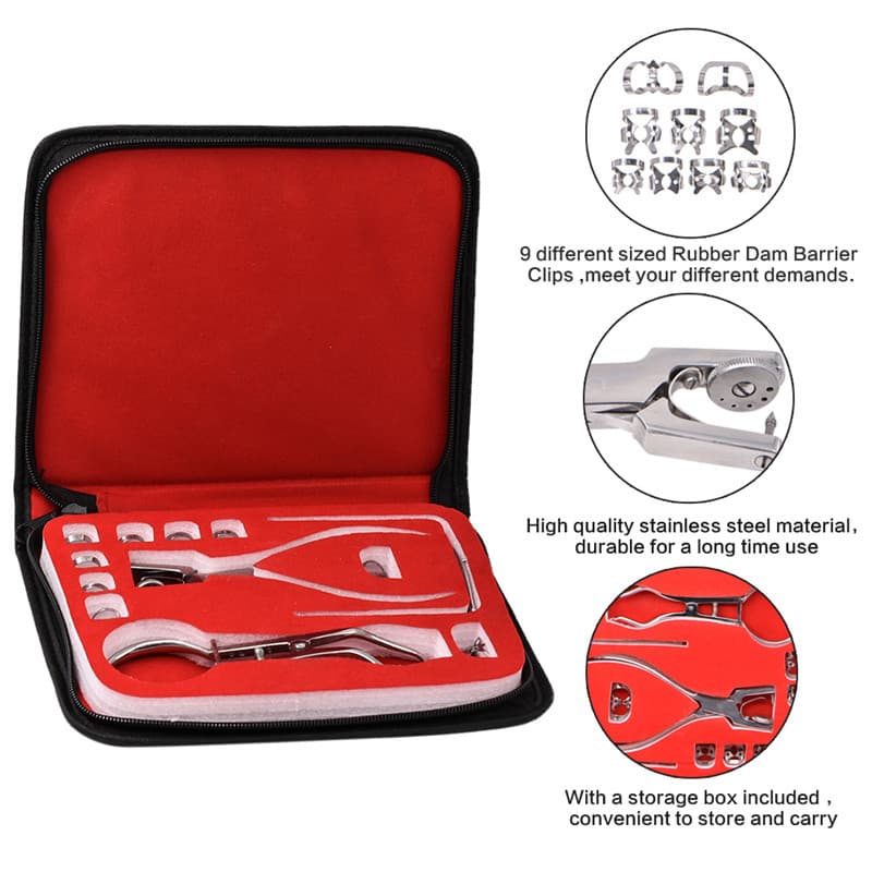 Dental Material Rubber Dam Punch Set, Rubber Dam Tool, Orthodontic Punch, Dental Instrument