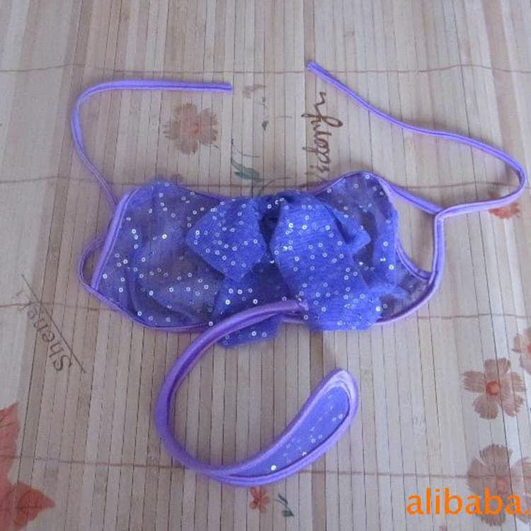 Factory direct high quality fashionable women's C-string set, three-point sexy lingerie set