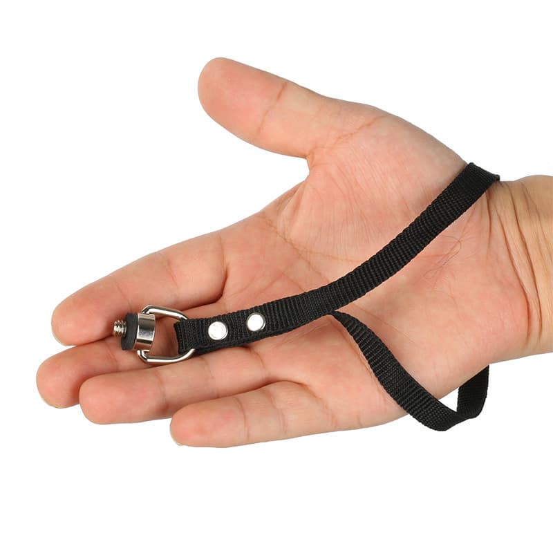 Phone Stabilizer Wrist Strap Mirrorless Camera Shoulder Strap Screw Eyelet C-Clamp with Rubber Pad 1/4" Screw with Ring