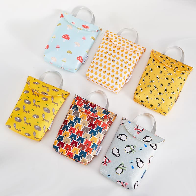 Baby Diaper Storage Bag Portable Waterproof Handheld Mother and Baby Diaper Bag
