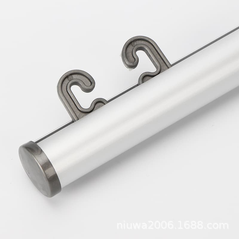 Manufacturer Wholesale 20mm Thick Round Aluminum Alloy Display Rod, Hanging Rod, Advertising Flag Pole, Aluminum Alloy Hanging Shaft, Wedding Photography Studio Use