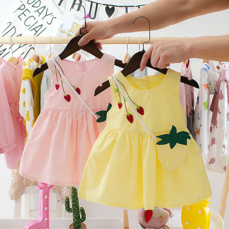 Delivery Bag: Summer Princess Dress for Baby Girls 0-3 Years, Korean-Style Children's Clothing, Ins Popular Baby Girl Skirt