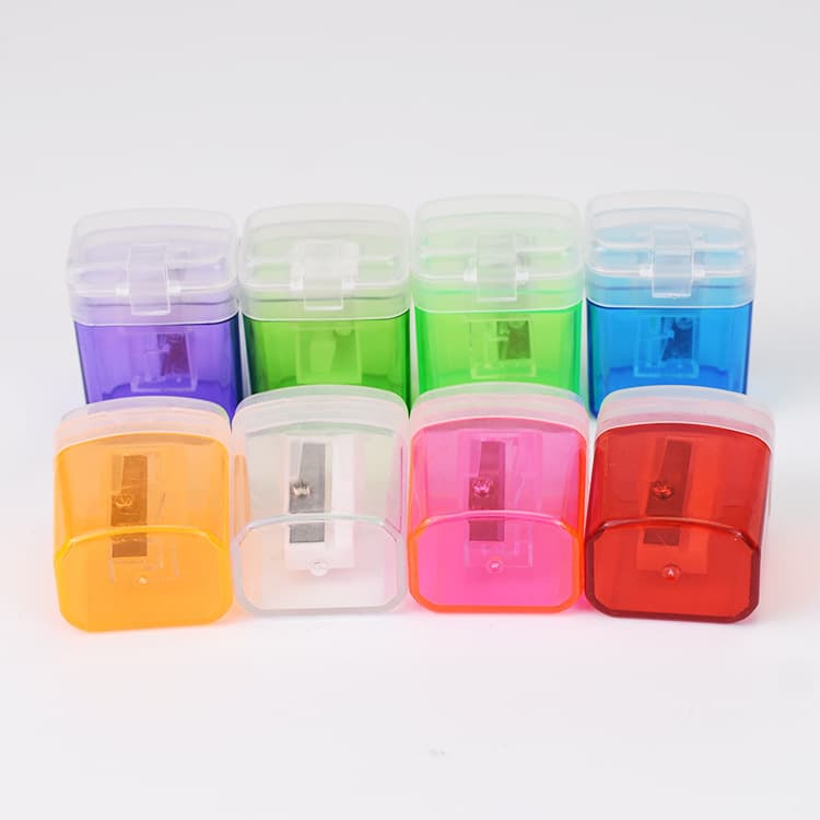 Manufacturer Supplies Geometric Pencil Sharpeners, Creative Pencil Sharpeners, Plastic Colorful Pencil Sharpeners