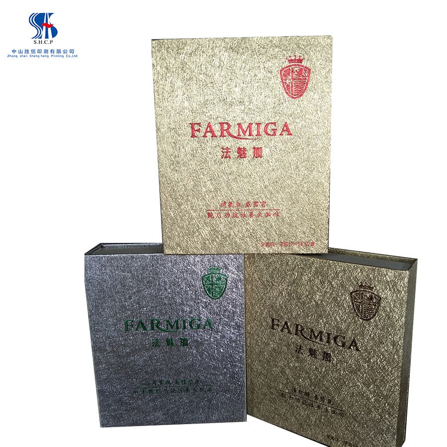 Zhongshan Zhuhai manufacturer gift box, cosmetic box, care product box, flower box, gold and silver card paper color box, specialty paper