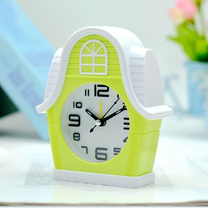 Korean-style daily necessities clock wholesale candy color 3D digital three-dimensional clock face house student wake-up gift alarm clock