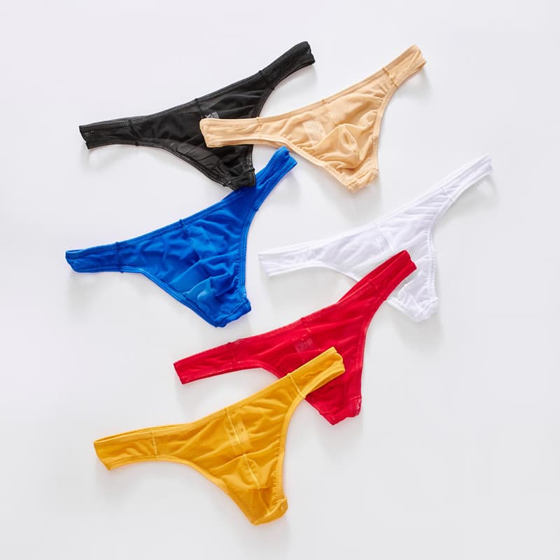 Men's Underwear Thong Transparent Mesh Thong Sexy Underwear Amazon AliExpress