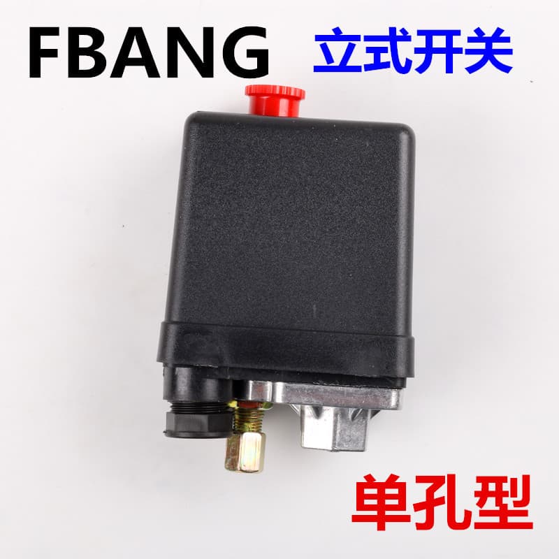 Fubang FBANG Air Compressor Pressure Switch, 0.5-0.8 Air Pump Automatic Pressure Control Switch, Single Port 8kg
