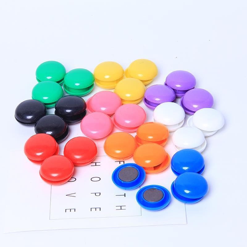 Shangci whiteboard sticker magnetic button magnetic sticker round 3cm 30mm teaching aids magnet refrigerator sticker magnetic buckle