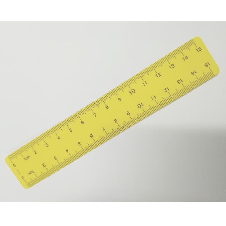 Special Price In Stock Sale, Solid Color Yellow PVC Ruler Suitable as Small Gifts