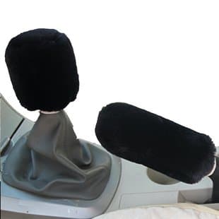 Winter Plush New Car Shift Boot Cover Handbrake Gear Shift Cover Set Wholesale