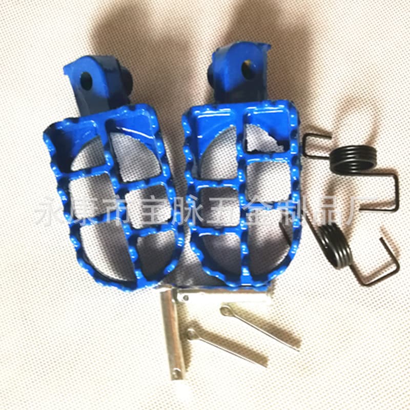 Off-road bicycle pedals and motorcycle accessories suitable for blue PW50 PW80 pedals and front pedals