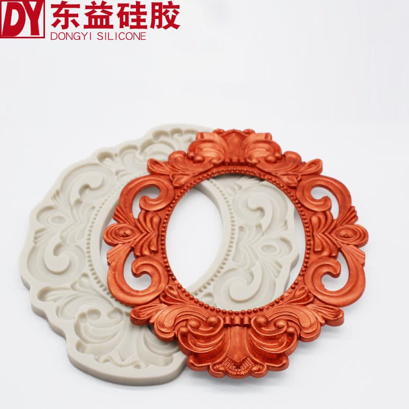 New Picture Frame Silicone Mold, DIY Polymer Clay Resin Casting Tool