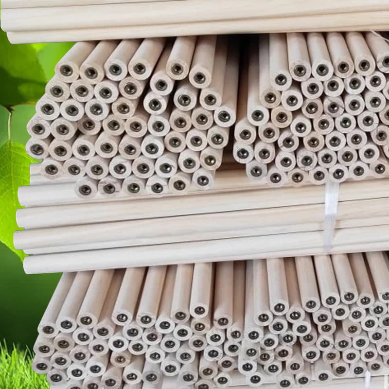 Wholesale Solid Wood Sticks, Beech Wood Sticks, Solid Wood Round Strips, Pine Wood, Beech Wood Products, Multi-Diameter Round Wooden Rods, Wooden Sticks