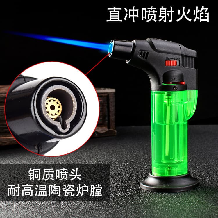 High-Temperature Direct Blast Windproof SK603 Inflatable Welding Torch for Moxibustion, Incense, BBQ, Baking, and Cigar Lighting
