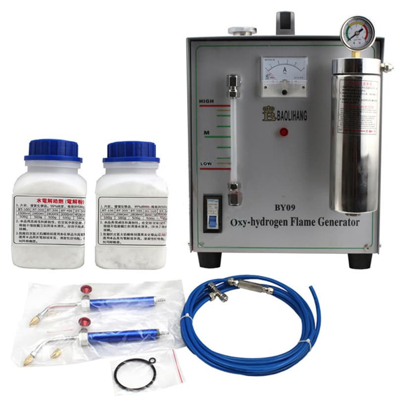 BY09 Mechanical Series Water-Oxygen Welding Machine Platinum Fusion Welder 2500W Flame Polishing Machine Water-Oxygen Fusion Welder