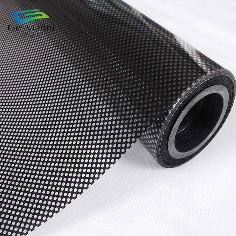 Black Semi-transparent Window Glass Film Mesh Sun Protection Sunscreen Light Blocking Window Sticker Home Decor