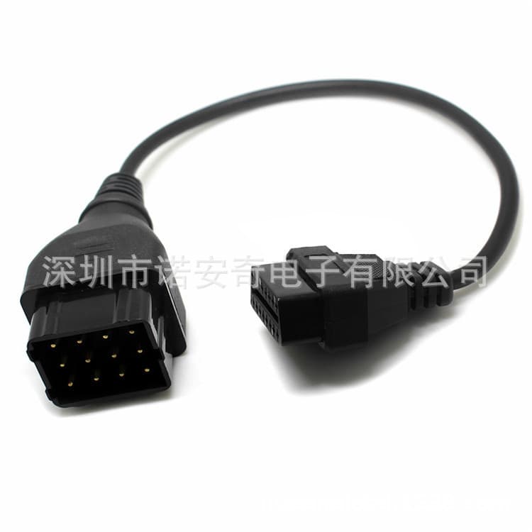 GAZ 12 Pin Diagnostics Cable to 16pin OBD2 For GAZ Truck