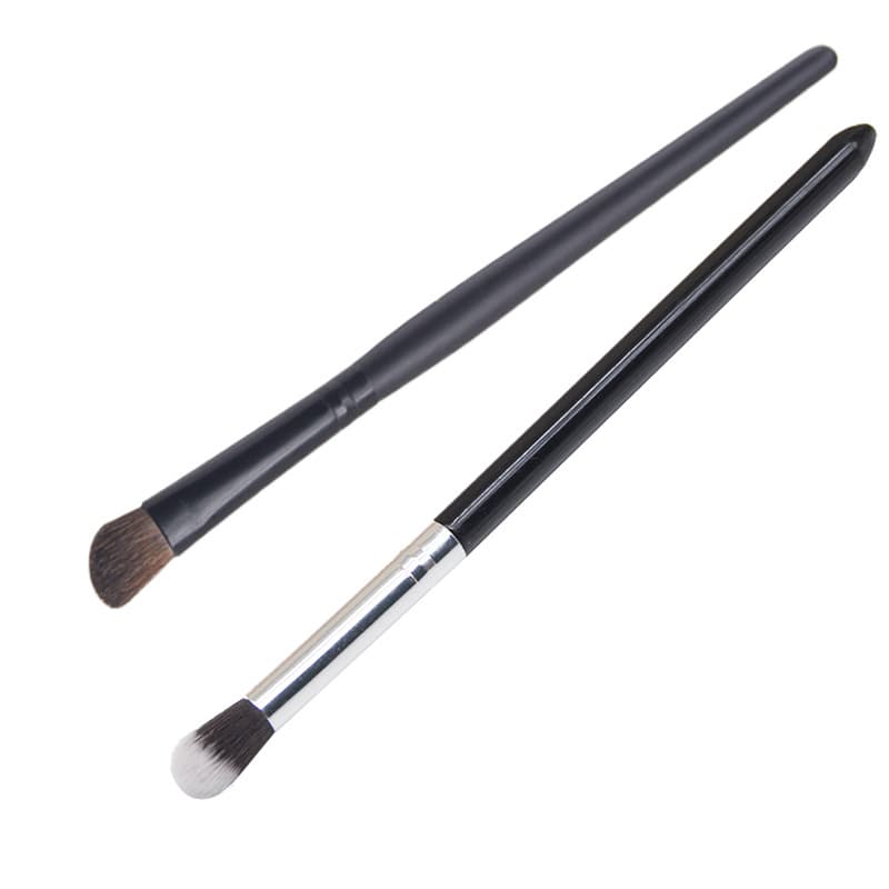 Factory Stock Horsehair Angled Eye Shadow Brush, Round Nose Shadow Brush, Nose Contour Brush, Contour Brush, Makeup Tool Single Piece