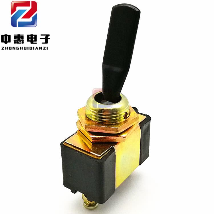 12MM JK812 Toggle Switch, Rocker Switch, Instrument Switch, 3-Pin, 2-Position ON-OFF
