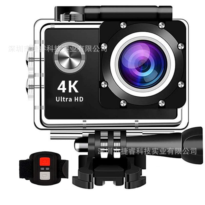 Foreign Trade Wholesale HD Mini Waterproof Sports Camera Cycling Multi-function WiFi with Remote Anti-shake