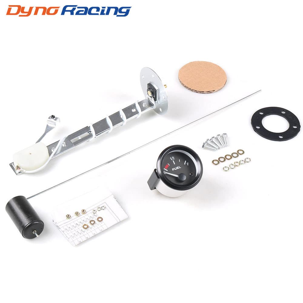 Cross-Border 52mm Black-Faced Precision Fuel Gauge 12V Universal Oil Level Gauge with Oil Float for Car Modification