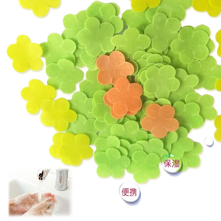 Factory Wholesale Creative Little Star Soap Moisturizing Soap Petals Fast Dissolving Soap Paper in Multiple Colors