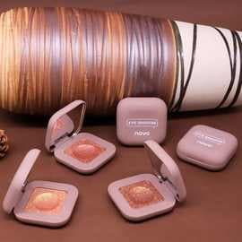 NOVO makeup keyboard fingertip cool trendy eyeshadow, ins earthy tone, mochi mashed potato single-color eyeshadow, affordable
