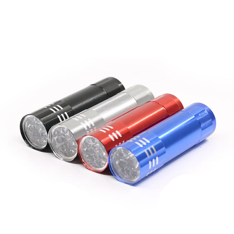 9LED UV Mini Flashlight Ultraviolet Multi-function Currency Detector Small Handheld Torch Lighting Decoration/Flashlights