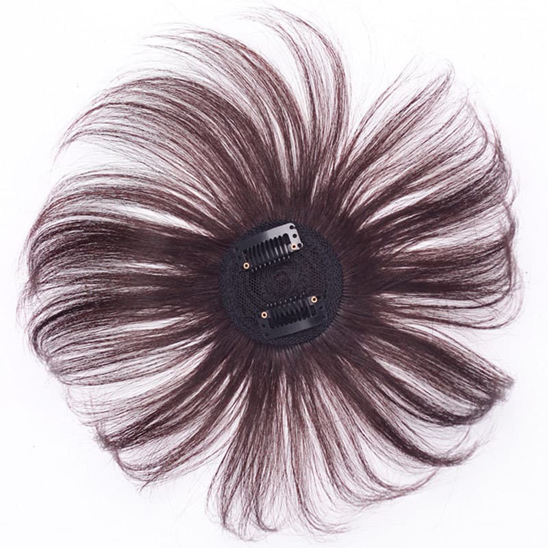 Women's Top Hairpiece Real Hair Hair Topper Cover Gray Hair Real Hair Wig Block Hair Thickening Hairpiece