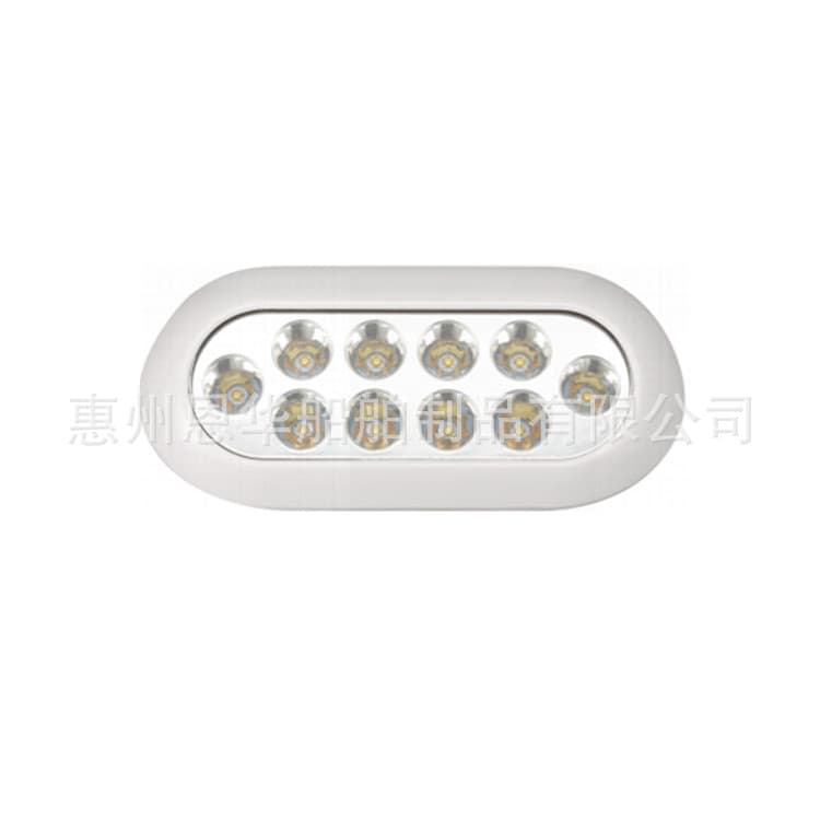 Boat Light Underwater Light LED Submersible Light for Yacht Marine Use 10 LEDs 12V 24V DC