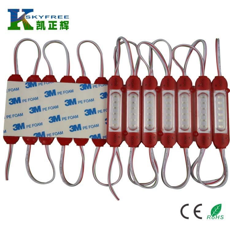 DC24V 6-Light 5730 Waterproof LED Injection Molding Module, LED Module COB Advertising Module, LED Car Light Module
