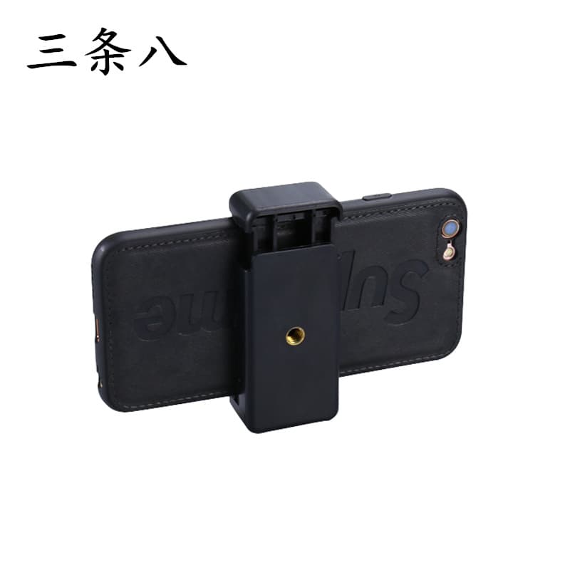 One-bar clip for mobile phones, live streamer, dual-hole clip, tripod stretch clip, AR game gun phone holder clip